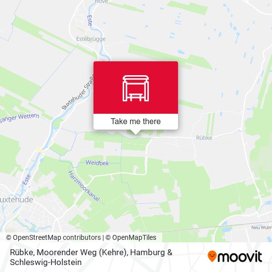 Rübke, Moorender Weg (Kehre) map