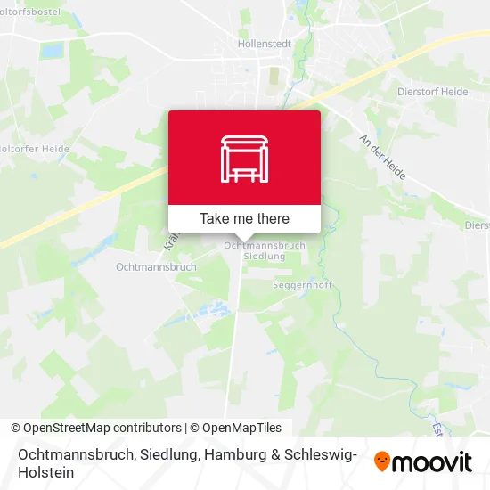Карта Ochtmannsbruch, Siedlung