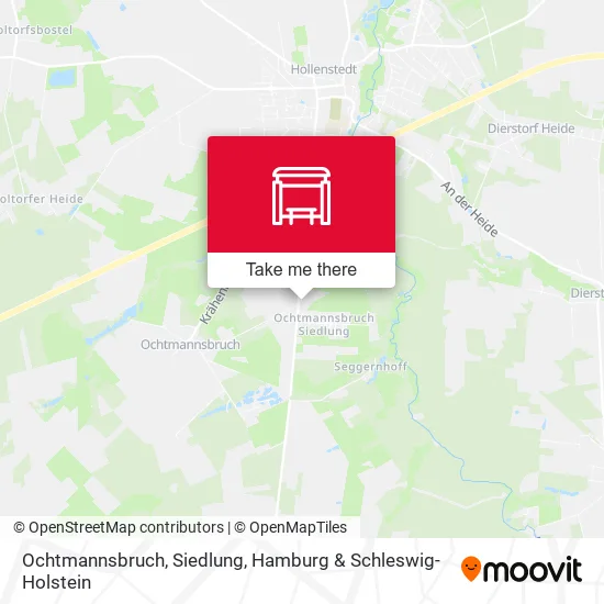 Карта Ochtmannsbruch, Siedlung