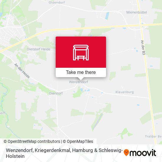 Wenzendorf, Kriegerdenkmal map