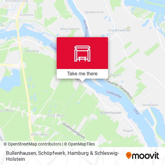 Bullenhausen, Schöpfwerk map