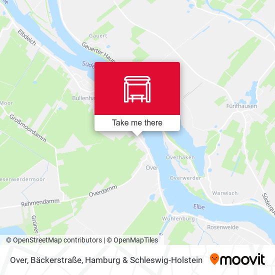 Over, Bäckerstraße map