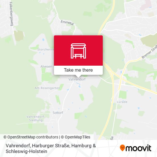 Vahrendorf, Harburger Straße map