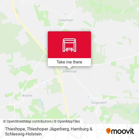 Thieshope, Thieshoper Jägerberg map