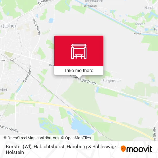 Карта Borstel (Wl), Habichtshorst