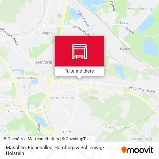 Карта Maschen, Eichenallee