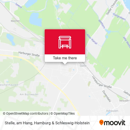 Карта Stelle, am Hang