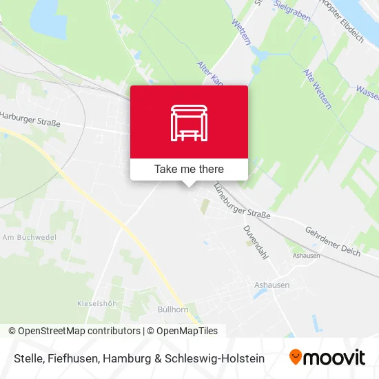 Карта Stelle, Fiefhusen