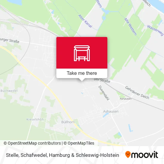 Карта Stelle, Schafwedel