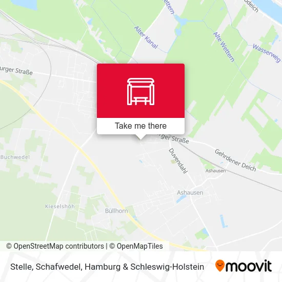 Карта Stelle, Schafwedel