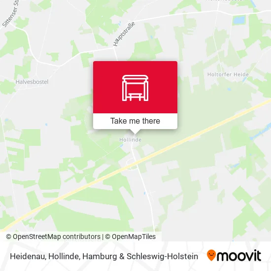 Карта Heidenau, Hollinde
