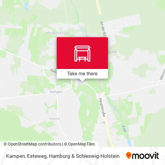 Карта Kampen, Esteweg