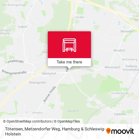 Карта Tötensen, Metzendorfer Weg
