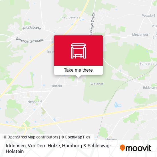 Iddensen, Vor Dem Holze map