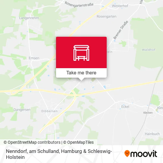Карта Nenndorf, am Schulland