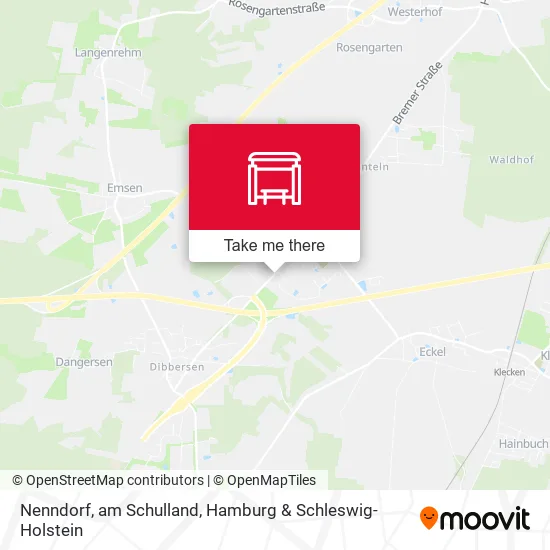 Карта Nenndorf, am Schulland