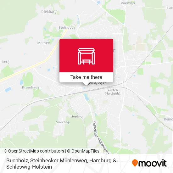 Карта Buchholz, Steinbecker Mühlenweg