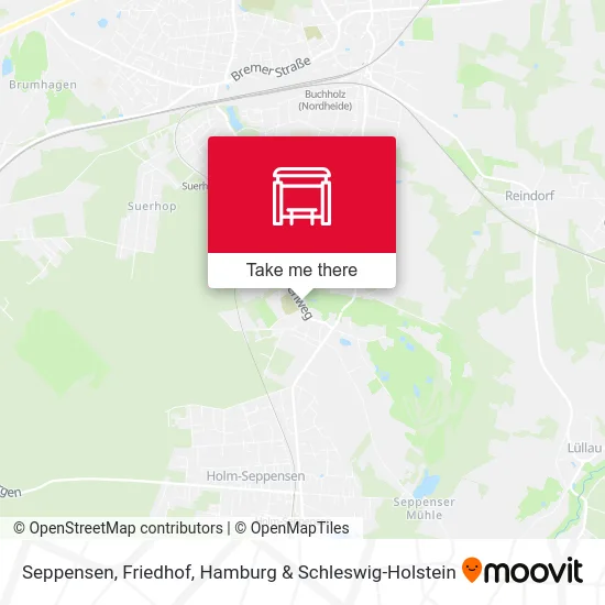 Карта Seppensen, Friedhof