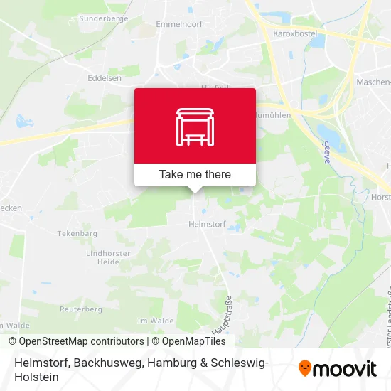 Карта Helmstorf, Backhusweg