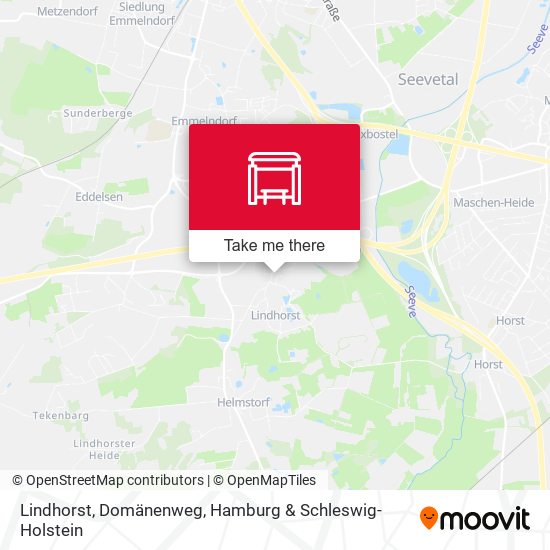 Lindhorst, Domänenweg map