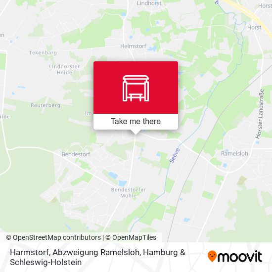Harmstorf, Abzweigung Ramelsloh map