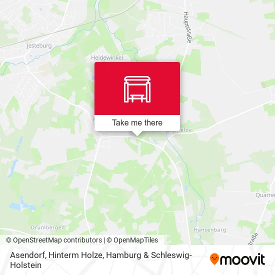 Карта Asendorf, Hinterm Holze