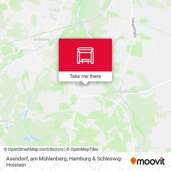 Карта Asendorf, am Mühlenberg