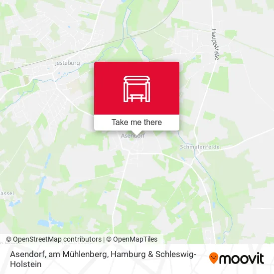 Карта Asendorf, am Mühlenberg