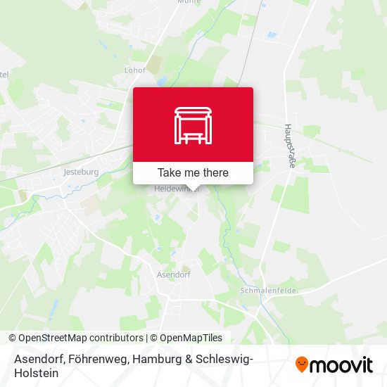 Asendorf, Föhrenweg map