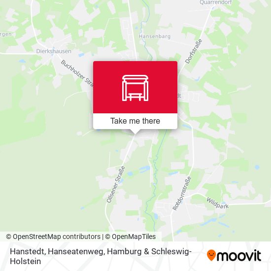 Hanstedt, Hanseatenweg map