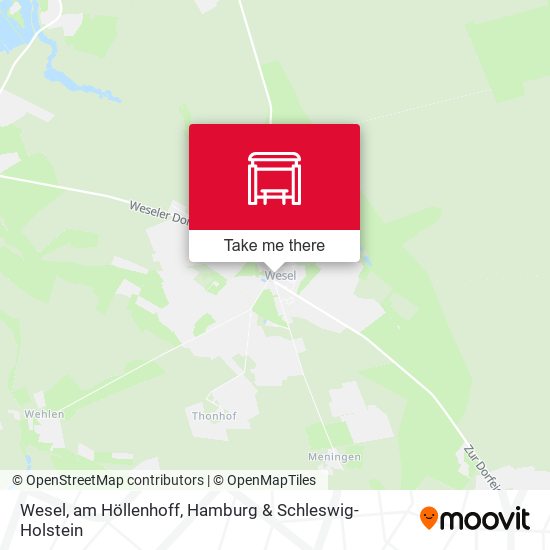 Wesel, am Höllenhoff map