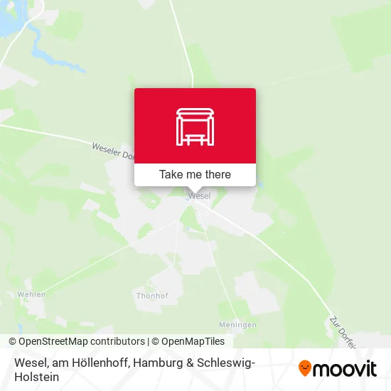 Карта Wesel, am Höllenhoff