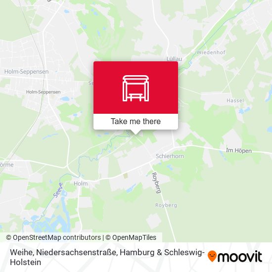 Weihe, Niedersachsenstraße map