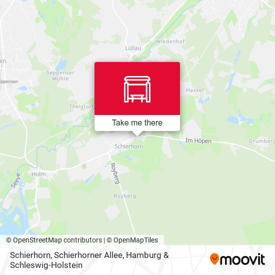 Schierhorn, Schierhorner Allee map