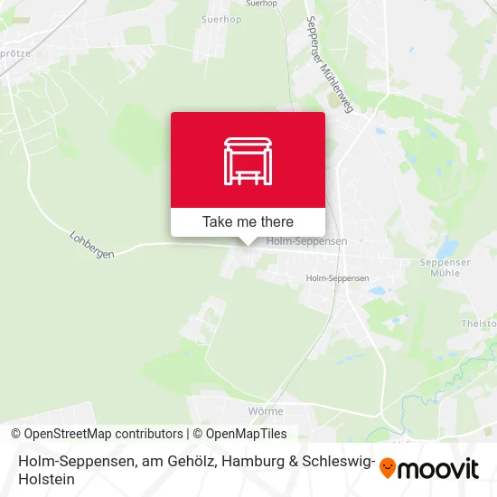 Карта Holm-Seppensen, am Gehölz