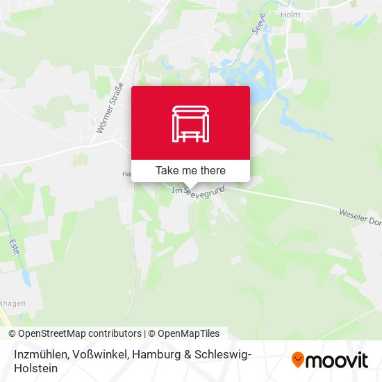 Inzmühlen, Voßwinkel map