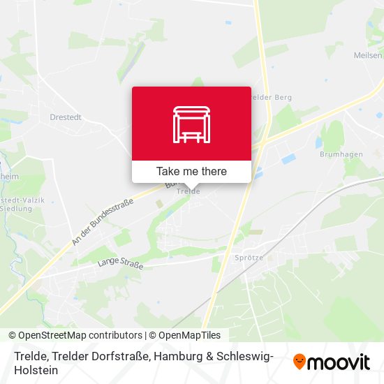 Trelde, Trelder Dorfstraße map