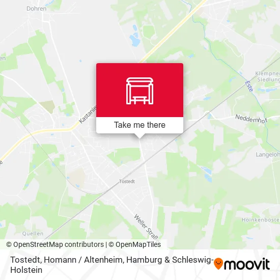 Карта Tostedt, Homann / Altenheim