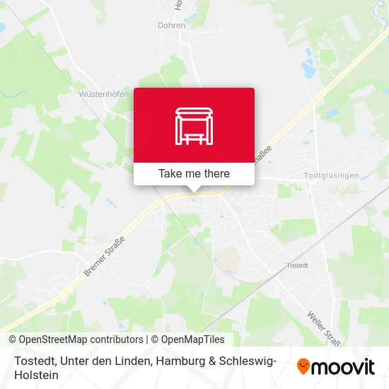 Карта Tostedt, Unter den Linden