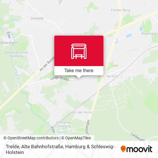 Trelde, Alte Bahnhofstraße map