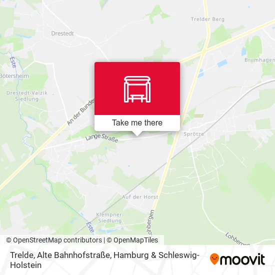 Карта Trelde, Alte Bahnhofstraße