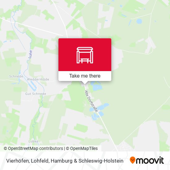 Vierhöfen, Lohfeld map