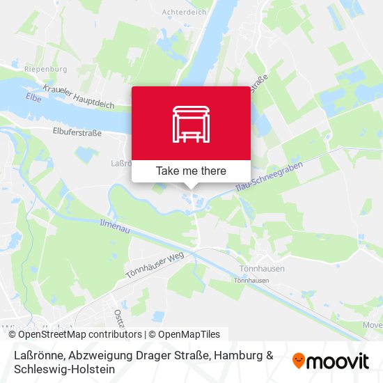 Laßrönne, Abzweigung Drager Straße map