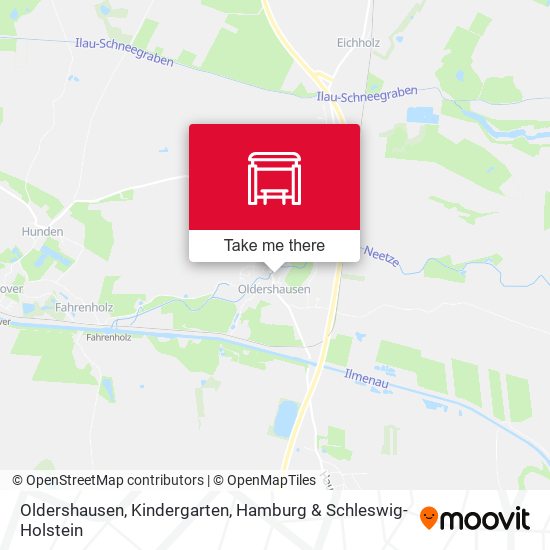 Oldershausen, Kindergarten map