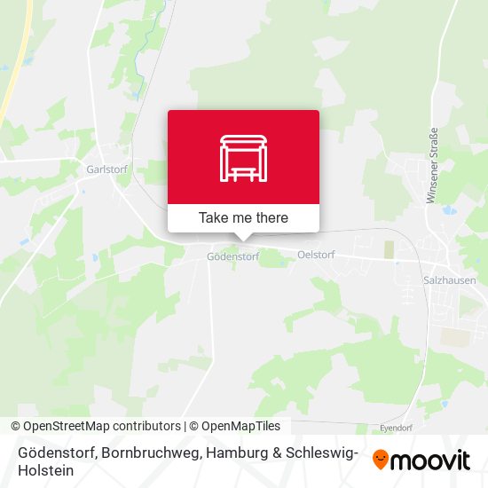 Gödenstorf, Bornbruchweg map