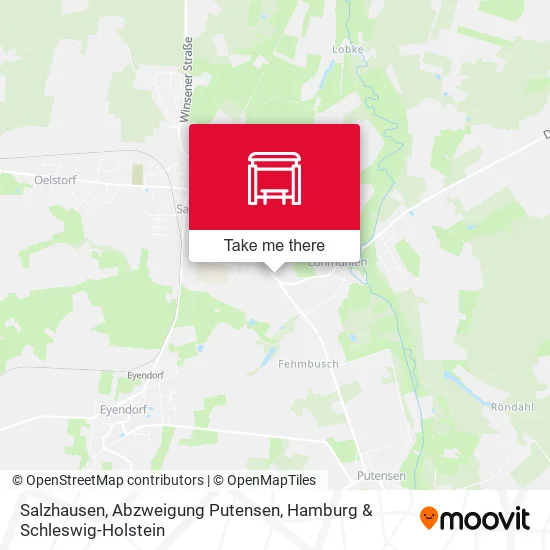 Карта Salzhausen, Abzweigung Putensen