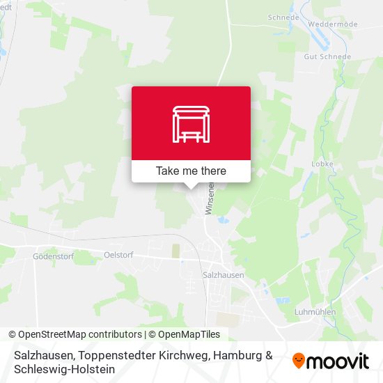 Salzhausen, Toppenstedter Kirchweg map