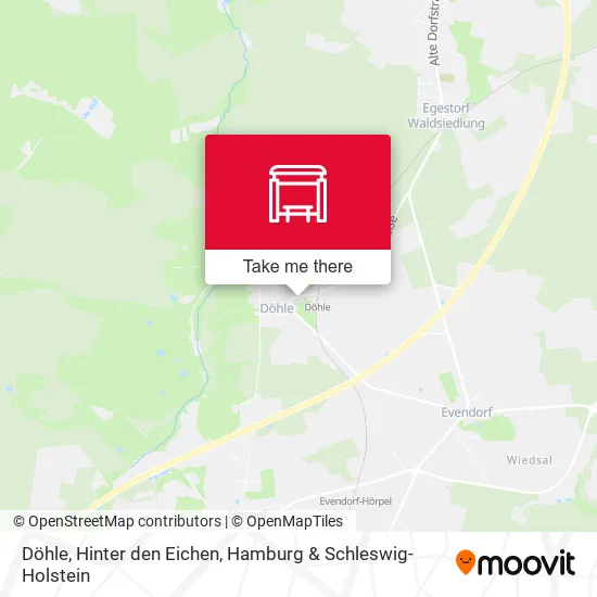 Карта Döhle, Hinter den Eichen