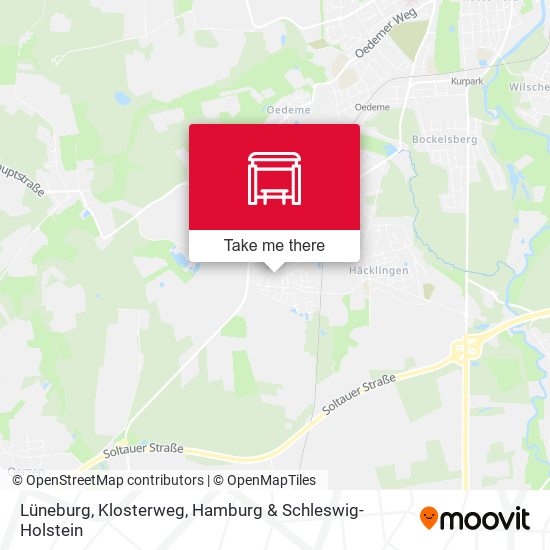 Lüneburg, Klosterweg map