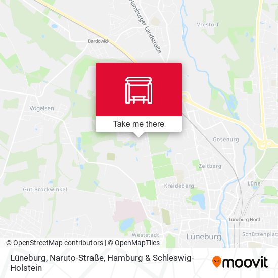 Lüneburg, Naruto-Straße map